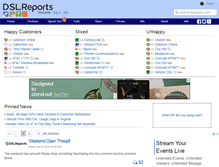 Tablet Screenshot of dslreports.com